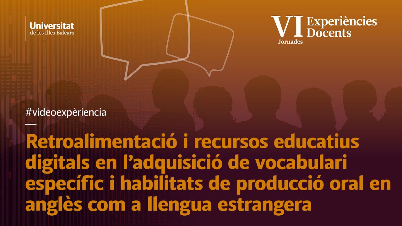 Retroalimentació i recursos educatius digitals en anglès