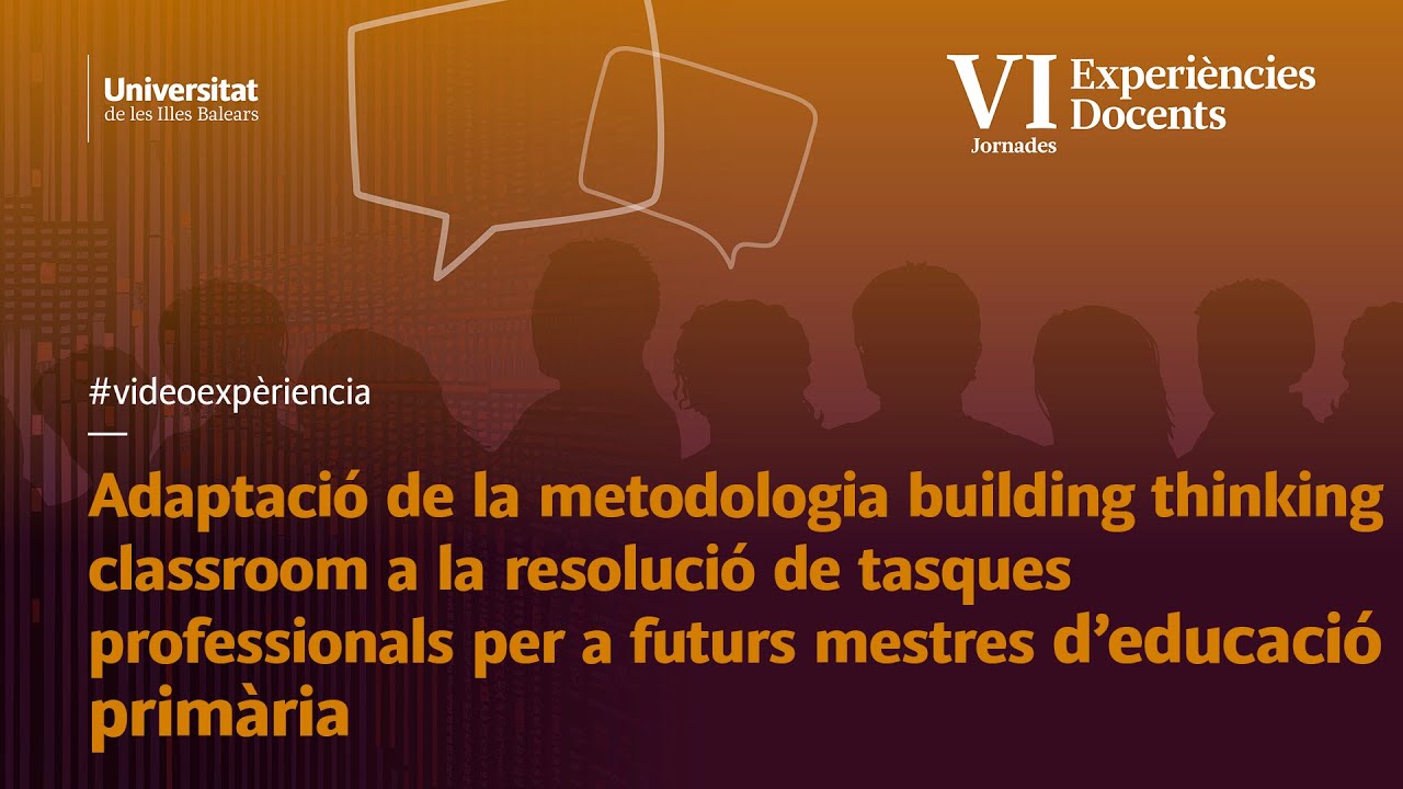 Building thinking classroom, resolució de tasques professionals per a futurs mestres de primària