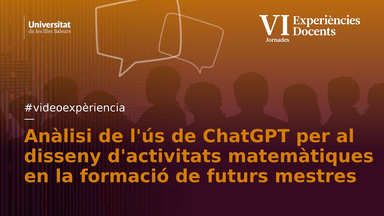 Anàlisi de l'ús de ChatGPT per al disseny d'activitats matemàtiques en la formació de futurs mestre