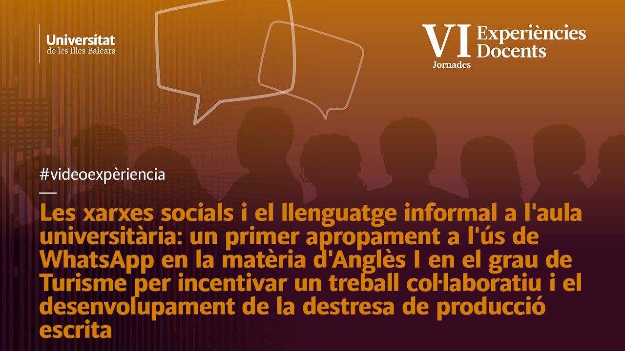 Les xarxes socials i el llenguatge informal a l'aula universitària