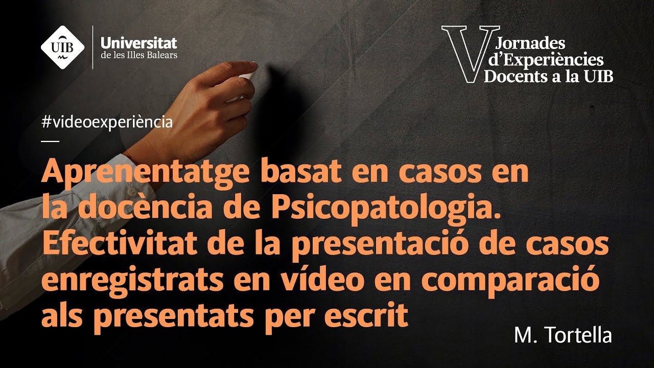 Aprenentatge basat en casos en la docència de Psicopatologia