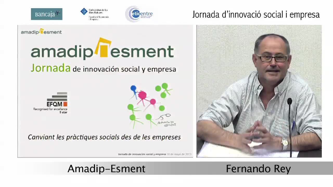 Jornada d'innovació social i empresa:  Amadip_Esment