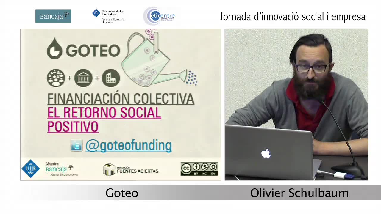 Jornada d'innovació social i empresa:  Goteo