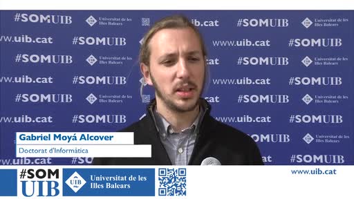 Sr. Gabriel Moyá Alcover. El Banc Santander lliura 30 premis als millors estudiants de doctorat de la UIB.