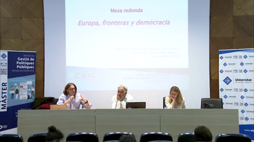 Taula rodona: «Europa, fronteres i democràcia»