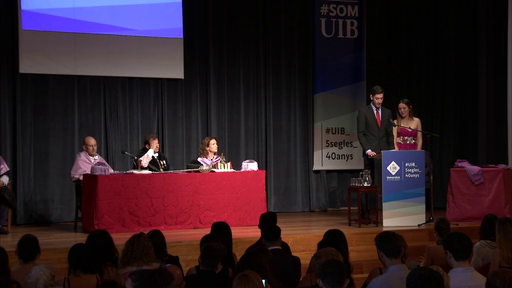 Cerimònia de graduació de la Facultat de Psicologia 2017-18