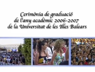 Cerimònia de  graduació del curs 2006-2007