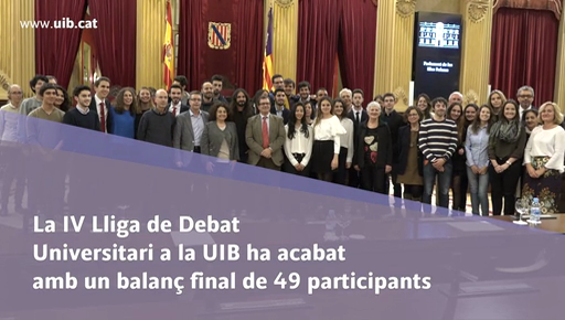 La IV LLiga de Debat Universitari a la UIB