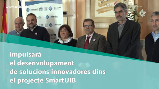 Conveni amb el Consell de Mallorca per desenvolupar projectes i activitats en el marc del projecte SmartUIB