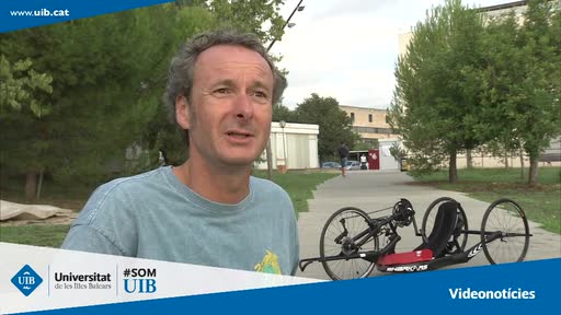 La UIB, amb la Mallorca HandBike Tour "L'esport i la formació et fan lliure"