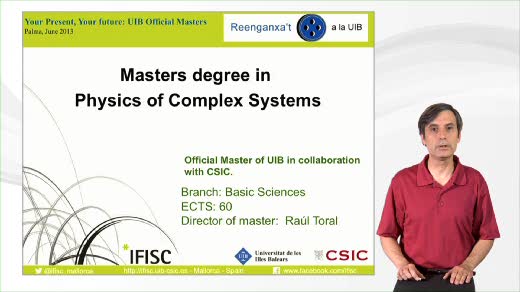 Màster Universitari de Física de Sistemes Complexos