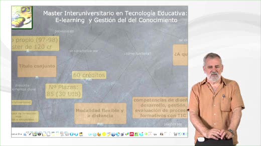 Màster U. de Tecnologia Educativa: E-Learning i Gestió del Coneixement