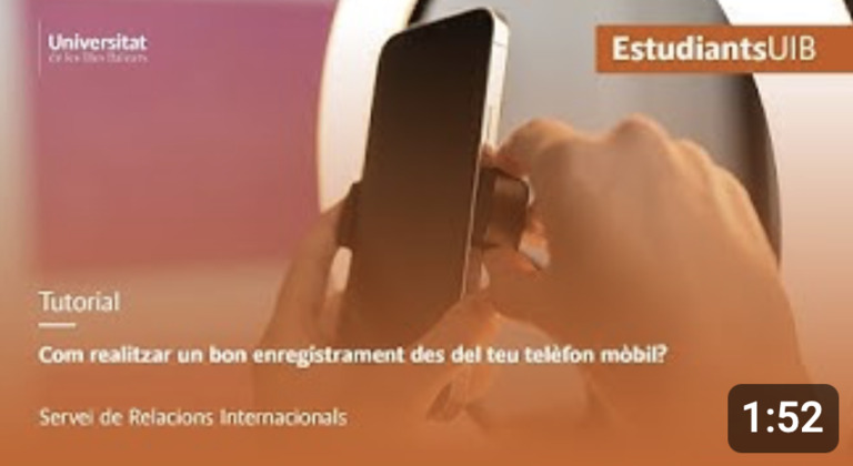 Com realitzar un bon enregistrament amb el teu telèfon Mòbil?